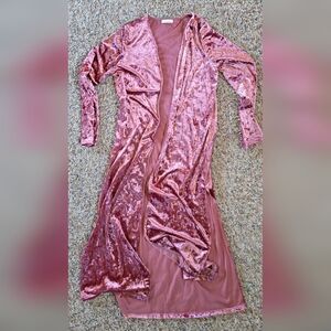 Crushed Velvet Duster